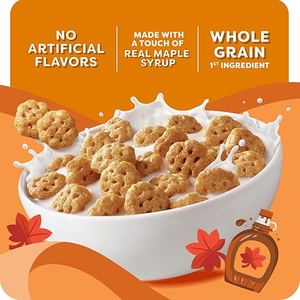 KASHI BREAKFAST CEREAL, WHOLE GRAIN, VEGAN, MAPLE WAFFLE BITES, 12.7OZ BOX (1 BOX)