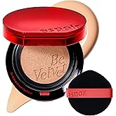 Espoir Be Velvet Cushion Foundation #22 Petal | Quick and Easy Coverage with Long-lasting Color by Zero Oxidation, Velvety Smooth Finish & Lightweight Formula, Vegan, Korean Makeup, 0.46 oz