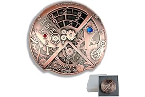 UD UNIQUE DICE Metal DND Dice Set Role Playing Dice Roulette Dice Metal Hollow DND Dice Set Dungeon and Dragon Dice Games Metal Dice Sets Dice Games