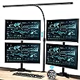 EYOCEAN Desk Lamp, 31.5" LED Desk Lamp for Home Office,Gesture Sensing Control Desk Light, Dimmable & Color Temperature, Eye-Caring Office Lamp, Brightest Architect Lamp for Screen/Workbench