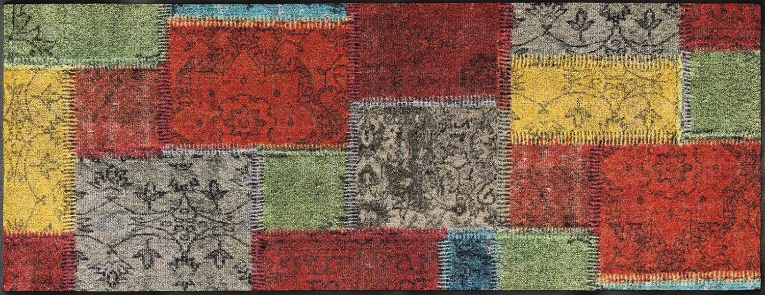 Wash&Dry Door Mat, Colourful, 190 x 75 x 0.7 cm, 75 x 190 cm (Rectangular)
