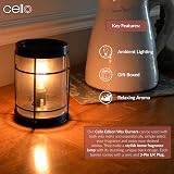 Cello Black Metal Infinity Edison Electric Melt Burner Wax & Oil Burner view 5
