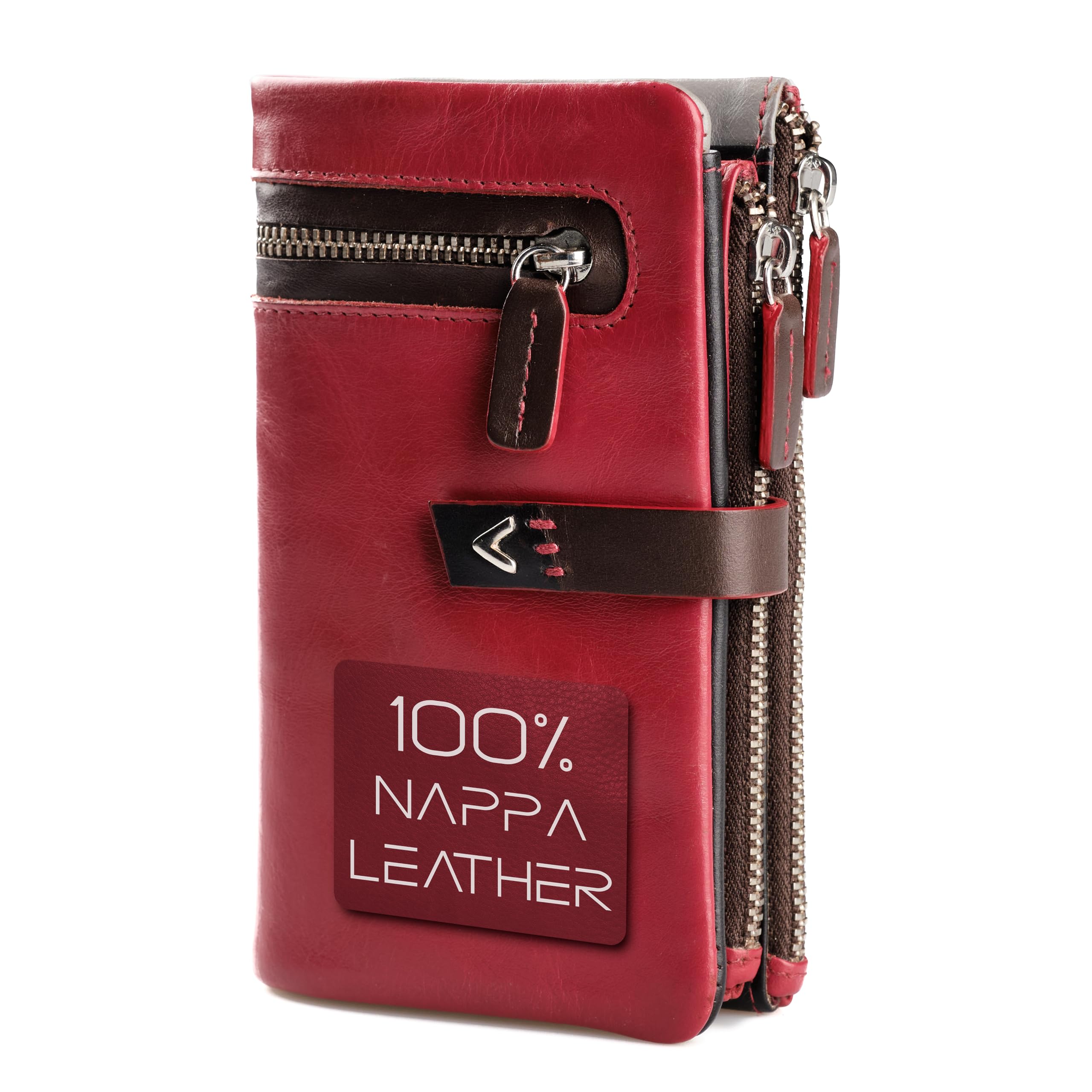 Lavalen Women’s Leather Purse with RFID Protection – Elegant Handmade Ladies Wallet – Compact Coin Purse with Card Holder – Genuine Leather Gift for Her