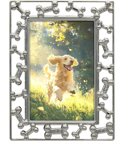 Amazon.com - Isaac Jacobs 6x8 (Matted 4x6) Gold Metal Enamel Frame