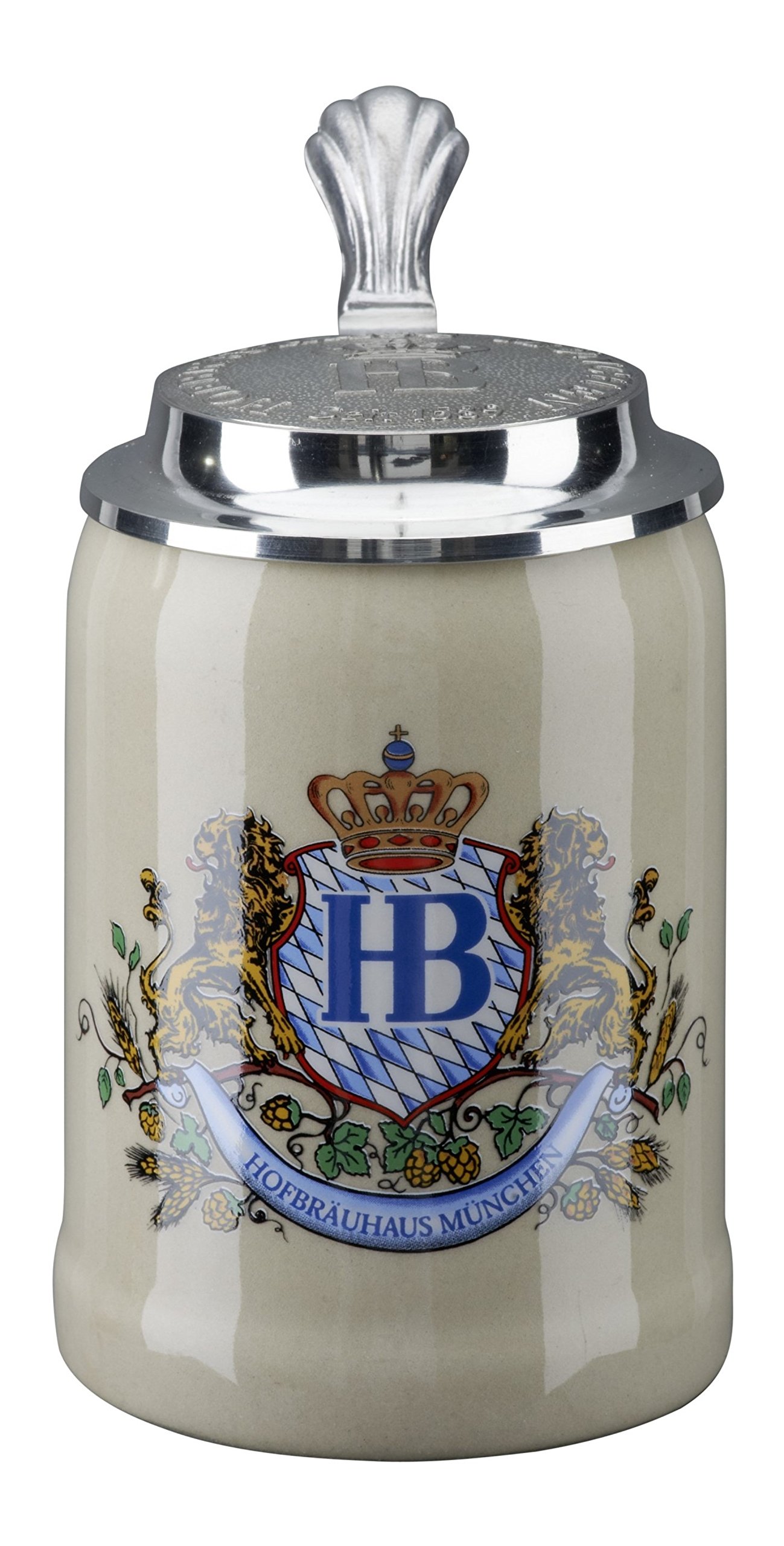 HB Hofbräuhaus München German Beer Mug Munich Hofbräuhaus München HB Mug 0.5 Liter King Werk KI 1000057