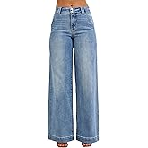 Judy Blue Womens Jeans - High Waisted Trouser Wide Leg