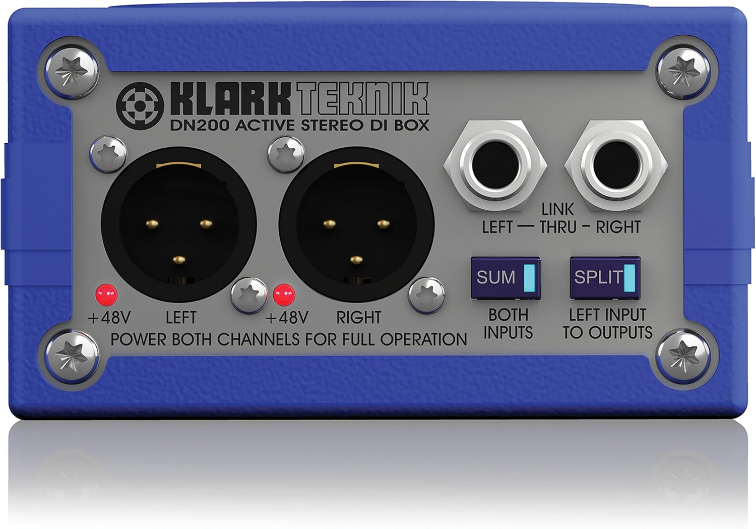 Klark Teknik DN200 Active Stereo Di Box with Extended Dynamic Range and