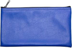 Cardinal bag supplies Multi-Purpose Zipper Bag, Reusable, Travel Pouch, Lightweight, Makeup Organizer, 11 x 6 Inch (Royal Blue)