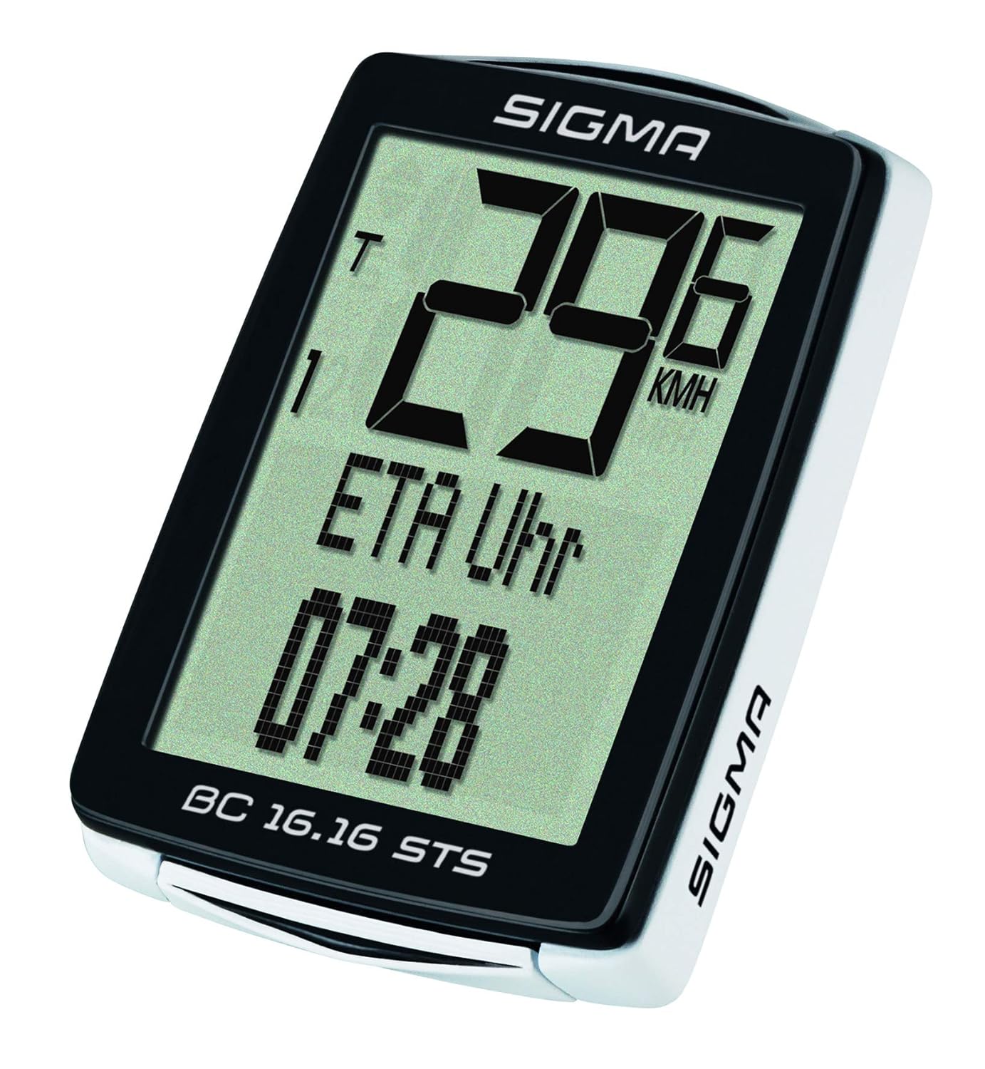 Sigma Sport Bicycle Computer BC 16.16 STS CAD, 16 Functions, ETATimer
