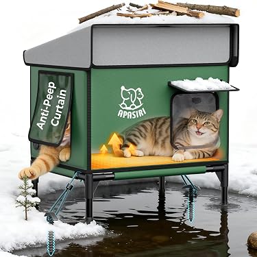 Casa Cama Para Gatos Mullida Y Lavable - Tamaño Grande, Suave, Con Base Antideslizante, Ideal Para Interior