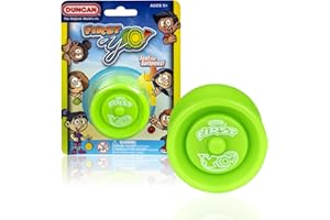 Duncan Toys First Yo! - Best Beginner Yo-Yo for Kids, Responsive Yo Yo, YoYo Toy - Green/Yellow