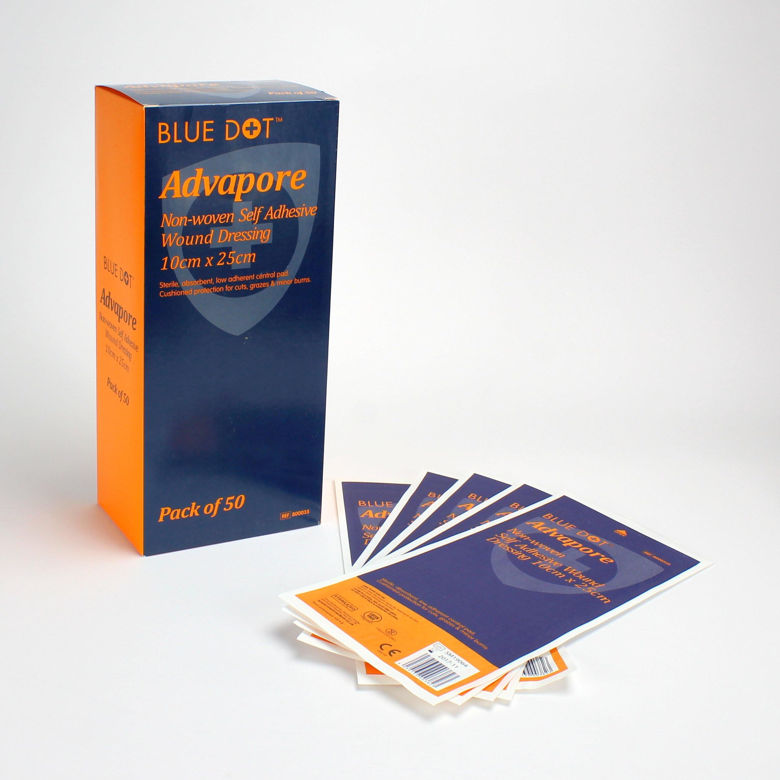 Advapore Non-Woven Self Adhesive Wound Dressing 10cm x 25cm (5)