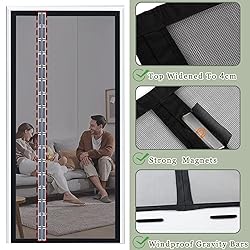Magnetic Screen Doors Patio 75x205cm Heavy Duty
