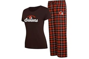 Concepts Sport Women's NFL Arctic T-Shirt & Flannel Pants Sleep Set