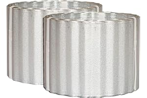 CEILINGCONNEX Colorado Steel Rustic Metal Landscape Edging (2 Pack of 6in W x 10ft L Rolls, Galvalume)