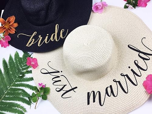 bride floppy hat