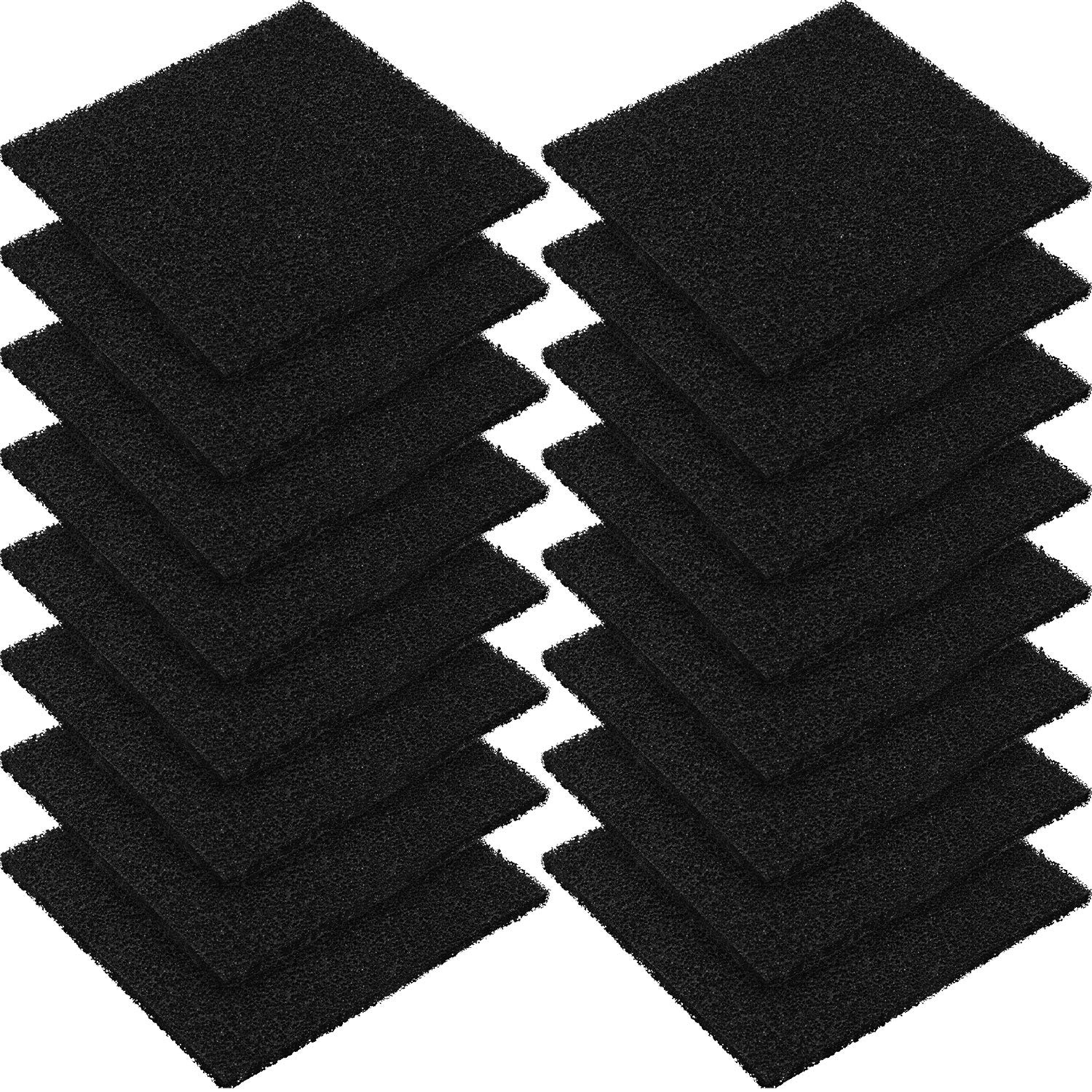 Compost Bin Filters, 16 Pieces Filters Compost Bin Replacement Filters, Compost Bin Filters Charcoal, Kitchen Activated Carbon Filters, Odor Absorbing Charcoal Filters (Style 2)