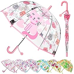 RONIARE Kids Umbrella Clear Bubble Umbrellas for