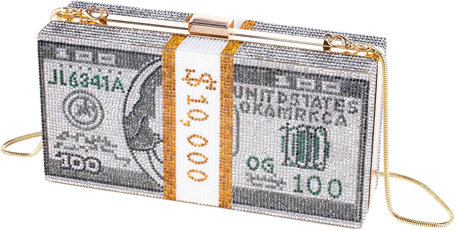 bedazzled money purse
