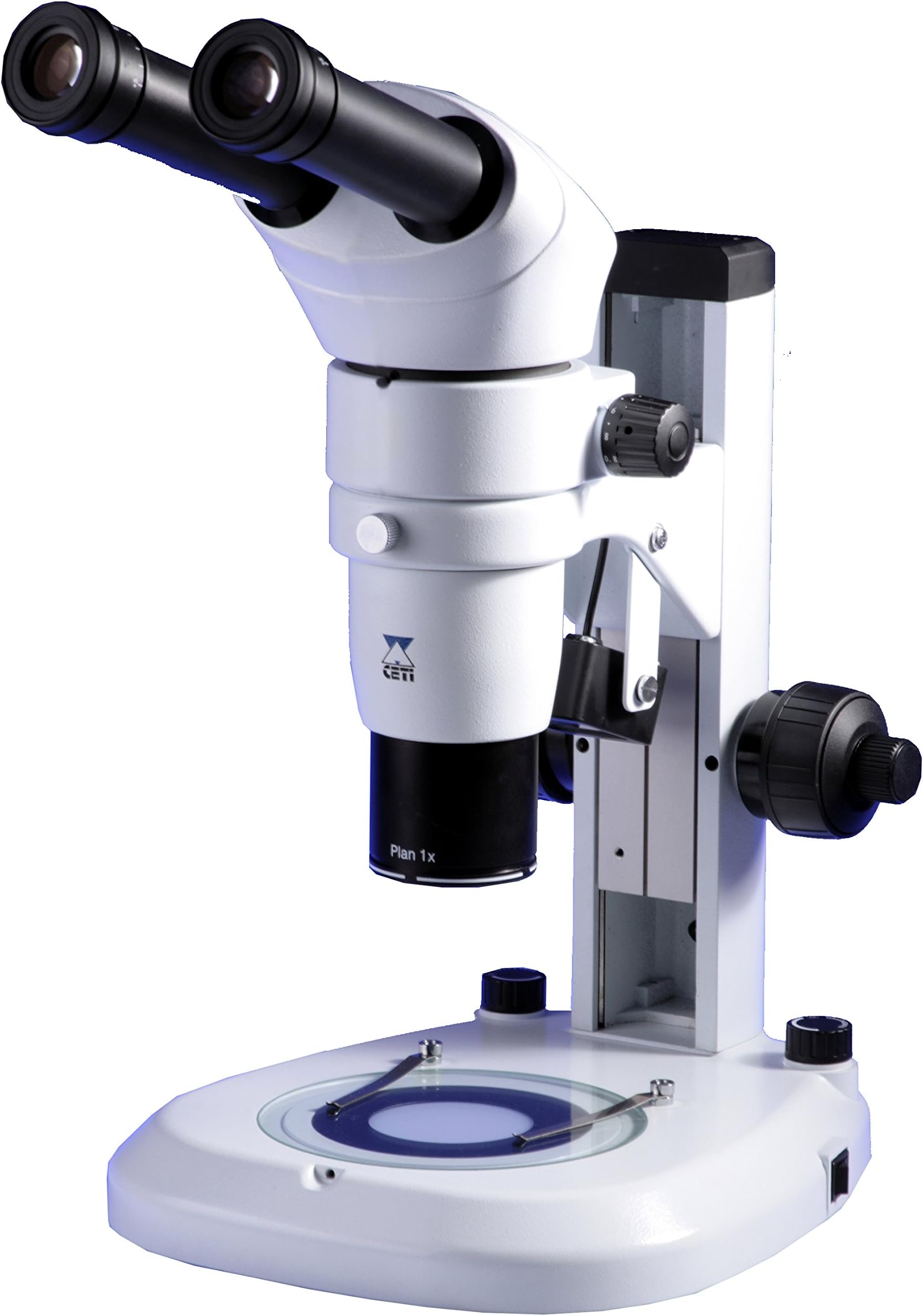 Ceti 7700.0006 Microscope, Varizoom Binocular Inclined at 20°, 8x to 48x