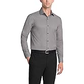 Van Heusen Mens Dress Shirt Slim Fit Ultra Wrinkle Free Flex Collar Stretch