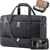 LOVEVOOK Large Travel Duffle Bag, Weekender Bags for Women With Shoe Compartment, Overnight Hospital Bag For Women Labor Delivery, Carry on Bag Personal Item Travel Bag, Yoga Gym Duffel Bag
