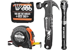 cocomong Fathers Day Dad Gifts, Gifts for Dad from Daughter, Best Dad Ever Gifts from Son - Fathers Day Cool Gift for Dad from Daughters - Dad Multifunctional Tool Set Man Gifs