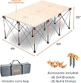 BORA Centipede 1.2m x 1.8m x 0.75m Portable Work Stand 30in CK12S view 3