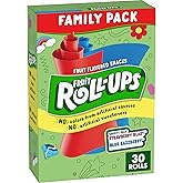 Fruit Roll-Ups Variety Pack Fruit Flavored Snacks, Gluten Free, 30 ct | 15 oz, Strawberry Blast &amp; Blue Razzberry, No Artificial Colors, Gelatin Free, Vitamin C