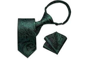 DiBanGu Boys Pre-tied Neckties and Pocket Square Set Adjustable Strap Tie for Kids Wedding Party Graduation School Uniforms