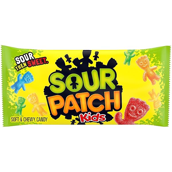 SOUR PATCH KIDS SOFT & CHEWY GUMMY CANDY,...
