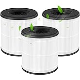 M05,B-D02,D10 Filter Replacement Compatible with VEWIOR B-D02U,MOOKA M05 B-D02,Tailulu D10 Air Purifier and KOIOS B-D02L Air Purifier,3PACK