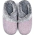 Homitem Fuzzy Slippers for Women Indoor and Outdoor Fluffy Bedroom House Shoes with Arch Support Memory Foam Winter Warm Ladeis Cute Comfy Cozy