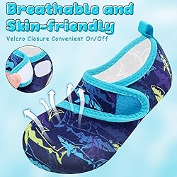 VIFUUR Kids Water Shoes Boys Girls Barefoot Water