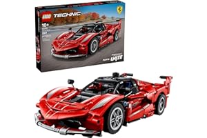 LEGO Technic Ferrari FXX K Toy Car - Building Toy for Girls & Boys, Ages 10+ - Cool Birthday Gift for Kids - Race Car Model for Play & Display - 42212