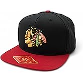 AMERICAN NEEDLE Officially Licensed NHL Team Hat, Embroidered Logo, Flat Brim, Snapback Mens OSFA New