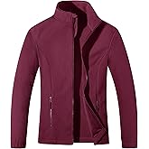 MAGCOMSEN Women's Fleece Jacket Zip Up Coat Lightweight Soft Warm Long Sleeve Jackets with Pockets for Winter