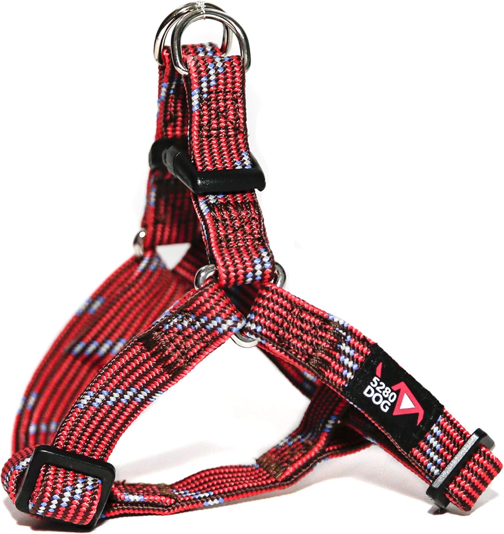 5280DOG Red Braided Step-In Harness, Small