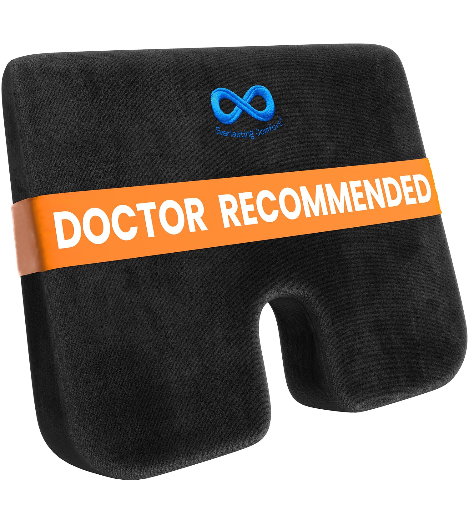 Photo 1 of Everlasting Comfort Doctor Recommended Memory Foam Wedge Seat Cushion for Office Chairs - Tailbone Pain Relief Cushion, Sciatica & Back Support, Car & Office Chair Cushion