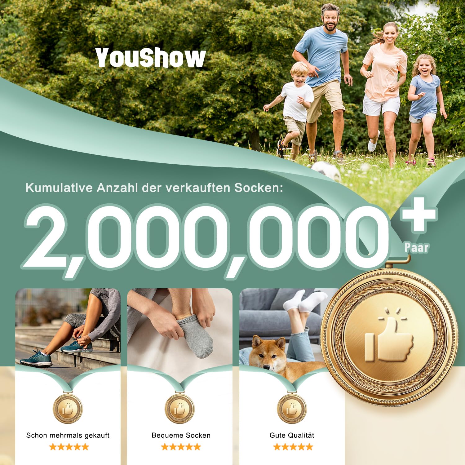 YouShow Sneaker Socken Herren Damen 10 Paar Kurze Halbsocken Quarter Baumwolle Unisex(39-42,Weiß) 5