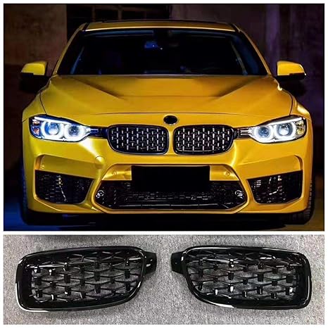 Carbon Fiber M3 Style Front Kidney Grill Front Bumper Hood Grill For Bmw 3 Series F30