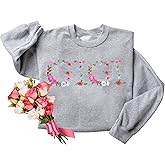 Regamor Embroidery Floral Gigi Sweatshirts For Grandma Gift Sweatshirt From Grandkids Flower Gift Mothers Day Christmas