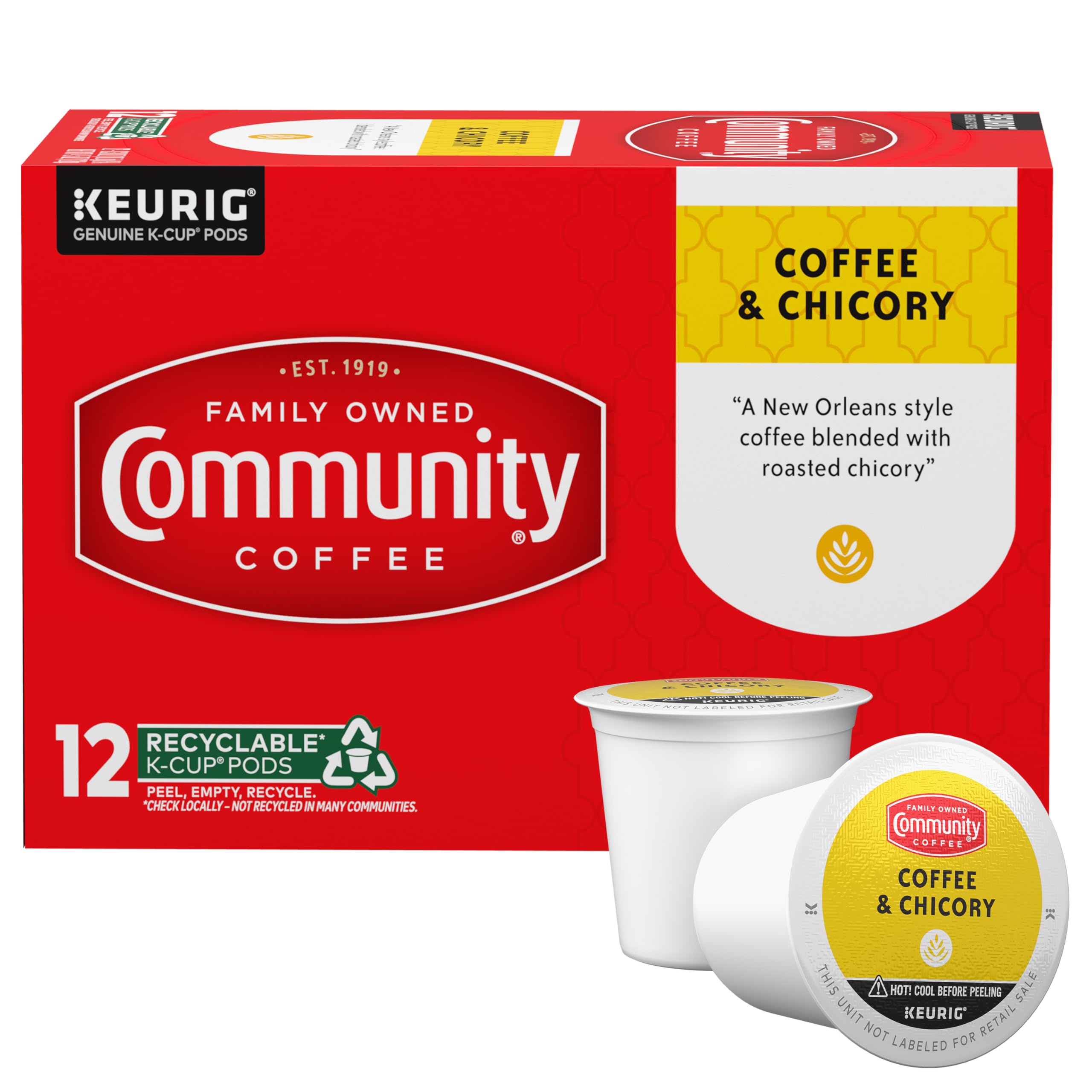 Community Coffee & Chicory 12 12 Count (Pack of 1), & | eBay
