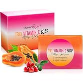 DERMAXGEN Organic Kojic acid &amp; Vitamin C Soap Bar | Arbutin, Glutathione | Advanced Glowing formula, Replenish, &amp; Radiant Skin | Pure Natural Pigmentation For Face &amp; Body - 5 OZ Each (Pack 1)