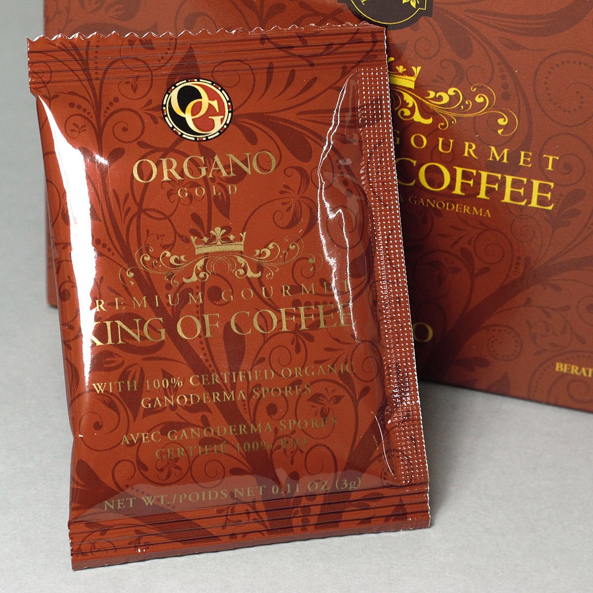 Organo Gold King of Coffee 25 Sachets 885214747404 eBay