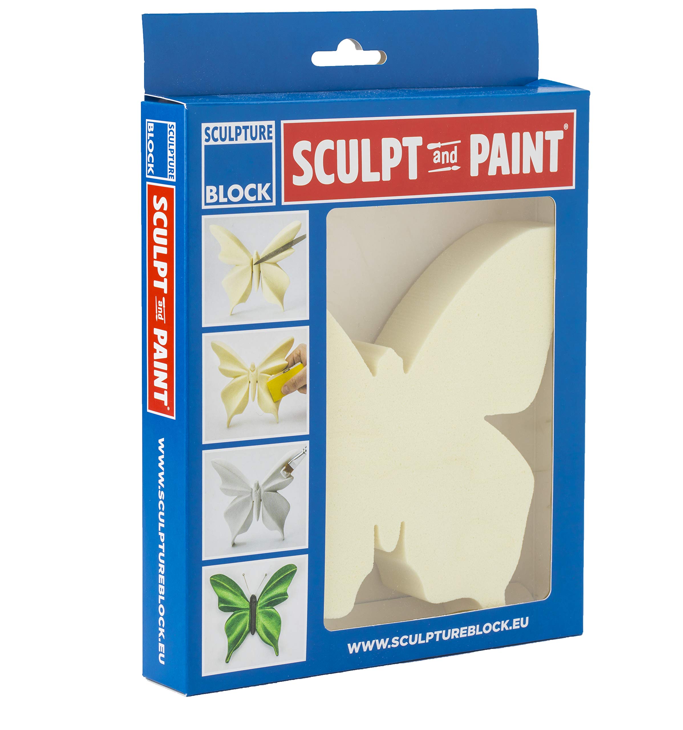 Sculpture Block SP 101 White Butterfly Foam Modelling Block