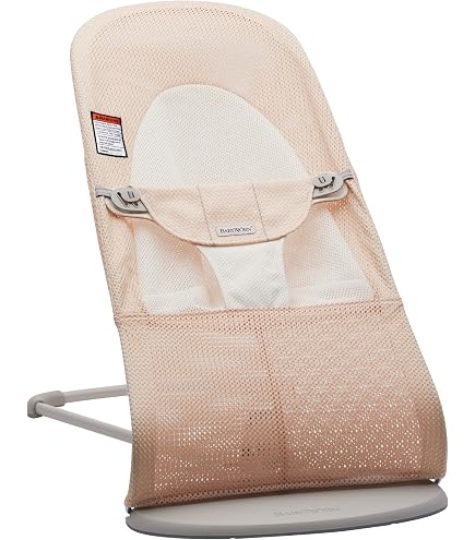 Amazon.com : BabyBjörn Bouncer Bliss, Mesh, Dusty Pink : Baby