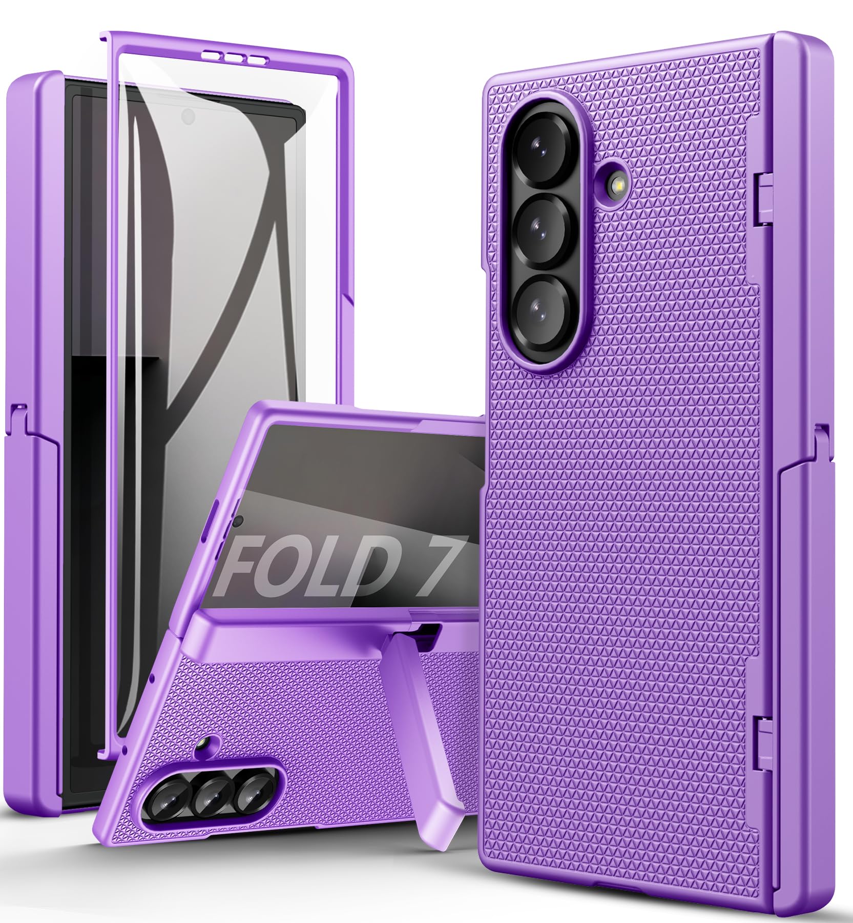 SSLOTSCASE for Samsung Galaxy Z Fold 7 Case, Light Purple
