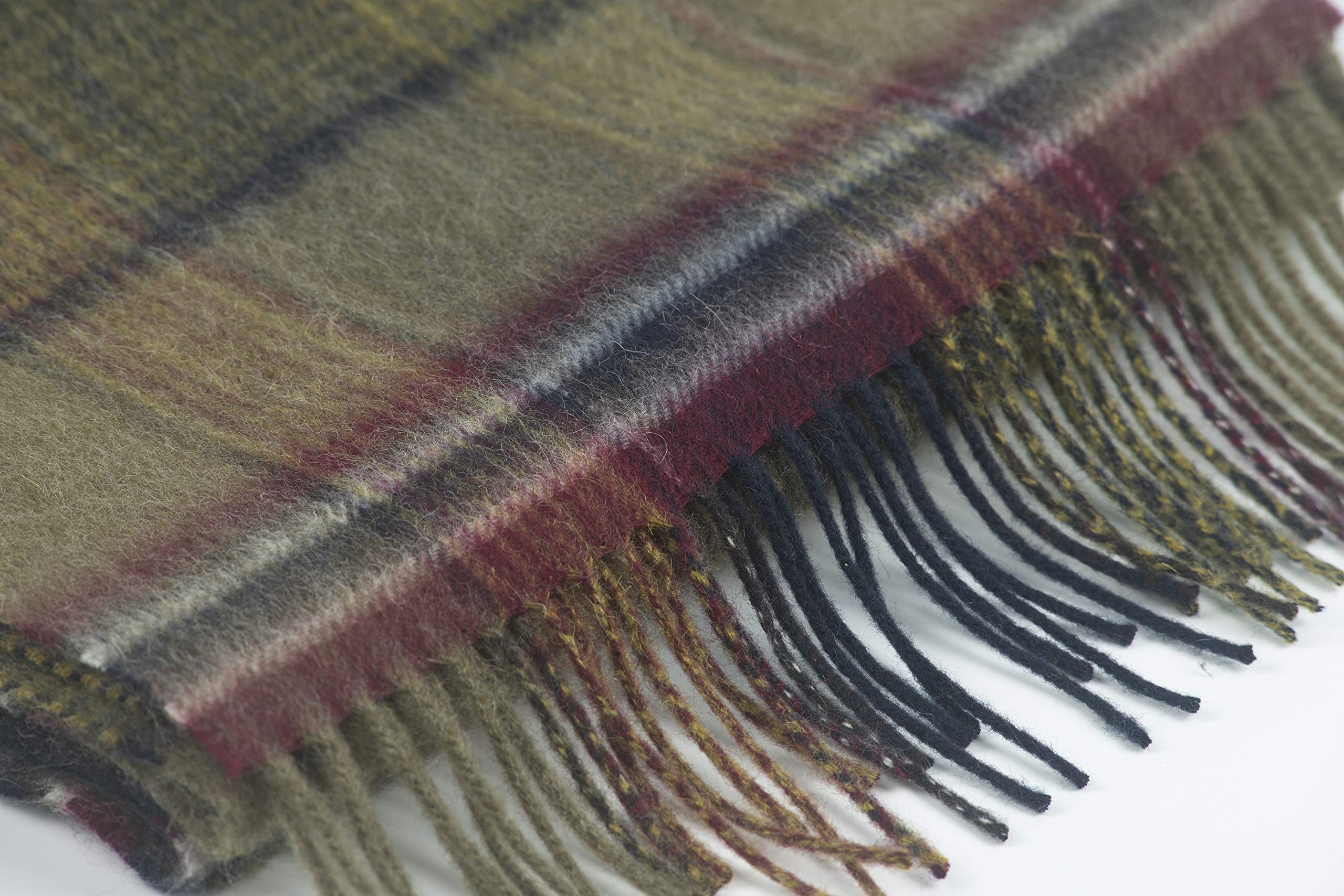 Wool Plaid Tartan Winter Scarf 70.8" x 11.8"100% Lambs wool Scarves for Men and Women - Cashmere Feel Soft Touch Cozy Warm Breathable and Skin friendly Wool Plaid Tartan Winter Scarf 70.8" x 11.8"100% Lambs wool Scarves for Men and Women - Cashmere Feel Soft Touch Cozy Warm Breathable and Skin friendly