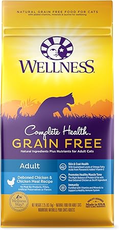 wellness complete health natural grain free dry cat food